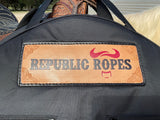 Rope Bag with Custom Leather Logo