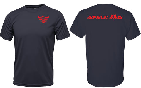 T-Shirt Short Sleeve (Black w/Red)