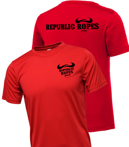 T-Shirt Short Sleeve (Red w/Black)